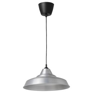 IKEA TRETTIOEN pendant lamp, 15 in Aluminum Color, Ikea Ireland | 5061FMOIY