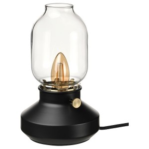 IKEA TÄRNABY Table lamp with LED bulb, anthracite, Ikea Ireland | 9815EPMRF