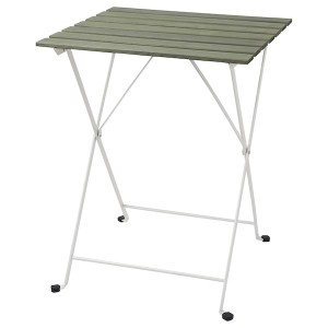 IKEA TÄRNÖ table, outdoor, white/green, 21 5/8x21 1/4 in, Ikea Ireland | 5493RZCDY