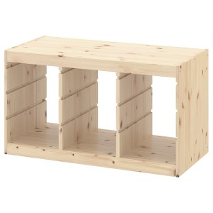 IKEA TROFAST Frame, light white stained pine pine, 37x20 1/2 in, Ikea Ireland | 4680MQZTL