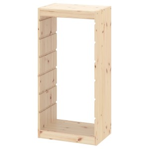 IKEA TROFAST Frame, light white stained pine pine, 17 3/8x35 7/8 in, Ikea Ireland | 8623QIHGC