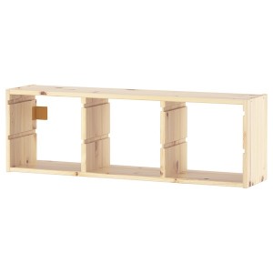 IKEA TROFAST Wall storage, light white stained pine pine, 36 5/8x11 3/4 in, Ikea Ireland | 6703FIMAZ