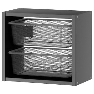 IKEA TROFAST wall storage, 13 3/8x81 ¼x11 ¾ in Gray / Dark Gray, Ikea Ireland | 1573RUIVM