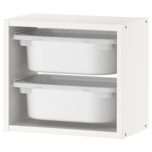 IKEA TROFAST wall storage, 13 3/8x8 1/4x11 3/4 in White / White, Ikea Ireland | 6284YKXGS