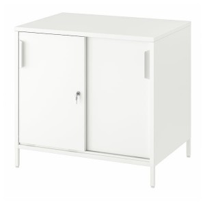 IKEA TROTTEN cabinet with sliding doors, 31 1/2x21 5/8x29 1/2 in White, Ikea Ireland | 0934STVEN