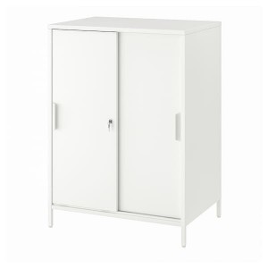 IKEA TROTTEN cabinet with sliding doors, 31 1/2x21 5/8x43 1/4 in White, Ikea Ireland | 0297ELUIW