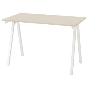 IKEA TROTTEN desk, 47 1/4x27 1/2 in Beige / White, Ikea Ireland | 1304CKOXI