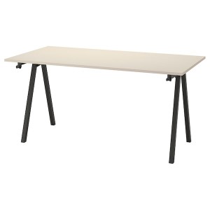 IKEA TROTTEN desk, 63x31 1/2 in Beige / Anthracite, Ikea Ireland | 7405RPCEN