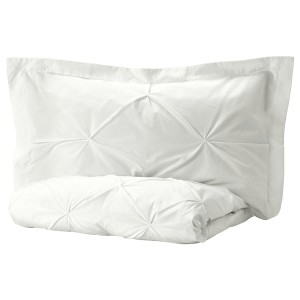 IKEA TRUBBTÅG duvet cover and pillowcase(s), King White, Ikea Ireland | 1894MERGW