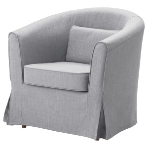 IKEA TULLSTA chair cover Nordvalla Medium Gray, Ikea Ireland | 8127HUMOK