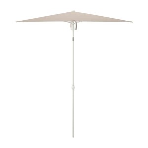 IKEA TVETÖ umbrella, tilting/gray-beige white, 70 7/8x57 1/8 in, Ikea Ireland | 9137FYRTP