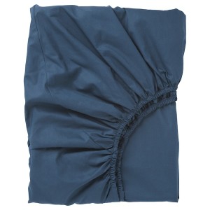 IKEA ULLVIDE fitted sheet, Full/Double Dark Blue, Ikea Ireland | 8460BSWNM