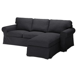 IKEA UPPLAND cover f 3-seat sofa w chaise lounge Hillared Anthracite, Ikea Ireland | 5384MPYIH