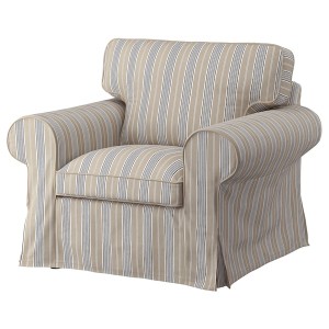 IKEA UPPLAND cover for armchair Karlshov Beige / Multicolor, Ikea Ireland | 0984BDZEV