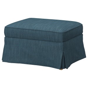IKEA UPPLAND cover for ottoman with storage Hillared Dark Blue, Ikea Ireland | 4720ZXTOH