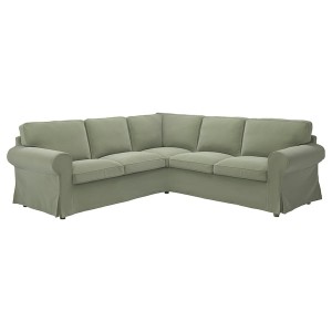 IKEA UPPLAND cover for sectional, 4-seat Hakebo Gray / Green, Ikea Ireland | 9321KFUPG