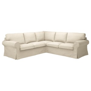 IKEA UPPLAND cover for sectional, 4-seat Kilanda Light Beige, Ikea Ireland | 3049YDRXH
