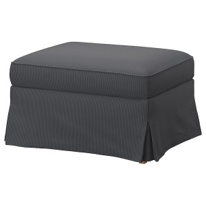 IKEA UPPLAND ottoman with storage Kelinge Anthracite, Ikea Ireland | 0746ZKBGP