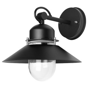 IKEA UPPLID wall lamp, outdoor black, 11 in, Ikea Ireland | 7260DUNWO