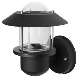 IKEA UPPLID wall lamp, outdoor black, 8 in, Ikea Ireland | 3201NTYIP