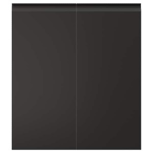 IKEA UPPLÖV 2-p door/corner base cabinet set, left-handed, 13x30 in Matte Anthracite, Ikea Ireland | 6537HTZVQ