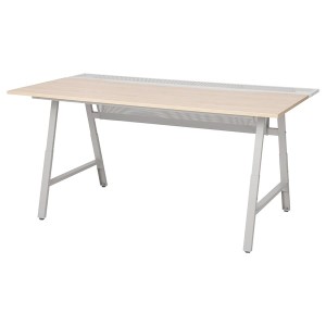 IKEA UTESPELARE gaming desk, 63x31 1/2 in Ash Effect / Gray, Ikea Ireland | 9502MOUKB