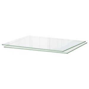 IKEA UTRUSTA shelf, 18x14 3/4 in, 2 pack Glass, Ikea Ireland | 5870QUKVY