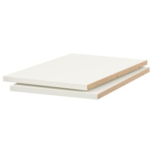 IKEA UTRUSTA shelf, white, 15x24 in, 2 pack, Ikea Ireland | 6205FXAPG