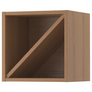 IKEA VADHOLMA Wine shelf, brown, stained ash, Ikea Ireland | 5072GFSCB