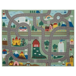 IKEA VALLABY rug, green, 3'3 inx4'4 in, Ikea Ireland | 1638BCFTE