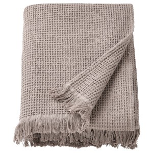 IKEA VALLASÅN bath sheet, 39x59 in Light Gray / Brown, Ikea Ireland | 9418GTJQN