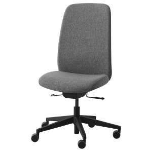IKEA VALLFJÄLLET office chair, Gunnared gray, Ikea Ireland | 1562XAVJS