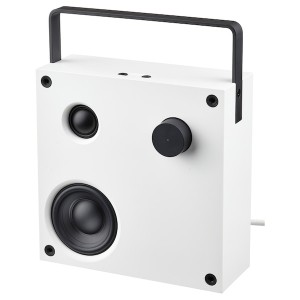 IKEA VAPPEBY bluetooth speaker, 8x8 in White, Ikea Ireland | 0589HUJQD