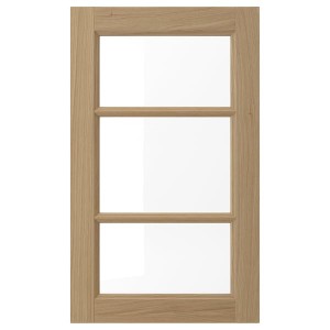 IKEA VEDHAMN glass door, oak, 18x30 in, Ikea Ireland | 0324WKLQR