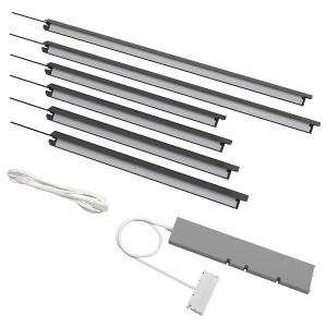 IKEA ÖVERSIDAN / TRÅDFRI lighting kit Dark Gray, Ikea Ireland | 6042OMZVU
