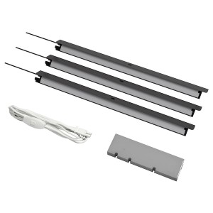 IKEA ÖVERSIDAN / TRÅDFRI lighting kit Dark Gray, Ikea Ireland | 6435HIJTX