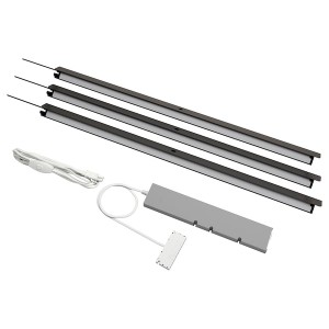 IKEA ÖVERSIDAN / TRÅDFRI lighting kit Dark Gray, Ikea Ireland | 8913RGENI