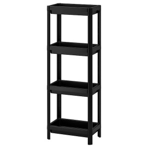IKEA VESKEN Shelf unit, 14 1/8x9x39 3/8 in Black, Ikea Ireland | 6749YHTCL