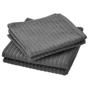 IKEA VÅGSJÖN Hand/bath towel set Black, Ikea Ireland | 7902VCBOQ