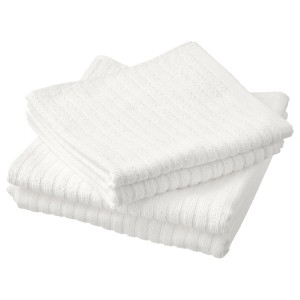 IKEA VÅGSJÖN Hand/bath towel set White, Ikea Ireland | 0617UNBQC