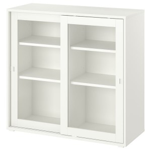IKEA VIHALS cabinet with sliding glass doors, 37 1/2x14 5/8x35 3/8 in White, Ikea Ireland | 7603ZIRAL