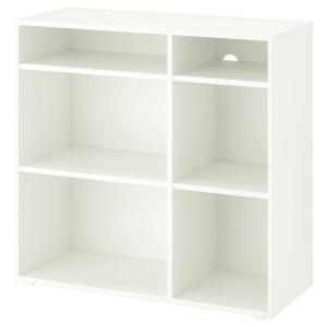 IKEA VIHALS shelving unit with 4 shelves, 37 3/8x14 5/8x35 3/8 in White, Ikea Ireland | 3658QESRI