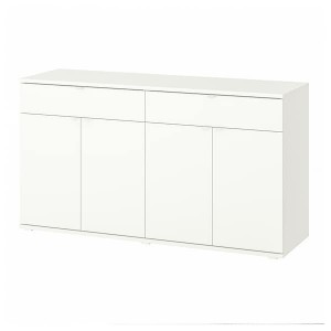 IKEA VIHALS sideboard, 55 1/8x18 1/2x29 1/2 in White, Ikea Ireland | 2387FZJLA
