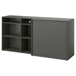 IKEA VIHALS storage combination, 74 3/4x18 1/2x35 3/8 in Dark Gray, Ikea Ireland | 2361JXRTB