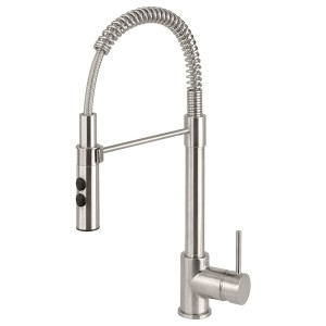IKEA VIMMERN kitchen faucet with handspray, stainless steel color, Ikea Ireland | 6530YQTRO