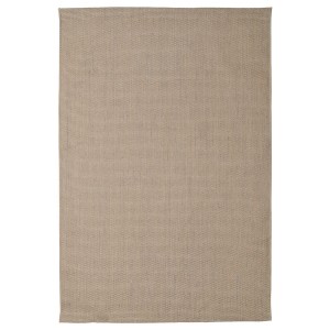 IKEA VODSKOV rug, flatwoven, 4'4 inx6'5 in Natural / Light Gray, Ikea Ireland | 5439HAGOP
