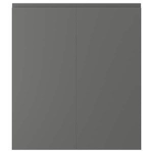 IKEA VOXTORP 2-p door/corner base cabinet set, left-handed, 13x30 in Dark Gray, Ikea Ireland | 9538SBHEG