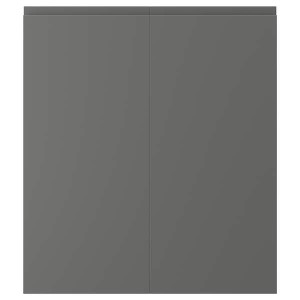 IKEA VOXTORP 2-p door/corner base cabinet set, 13x30 in Right / Handed Dark Gray, Ikea Ireland | 4862DUJHZ
