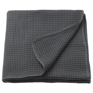 IKEA VÅRELD bedspread, 59x98 in Dark Gray, Ikea Ireland | 8674MJDYQ