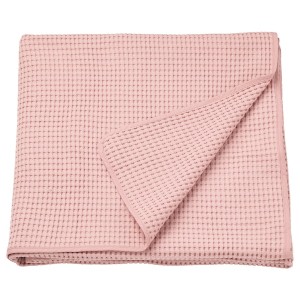 IKEA VÅRELD bedspread, 59x98 in Light Pink, Ikea Ireland | 9753HCUZQ